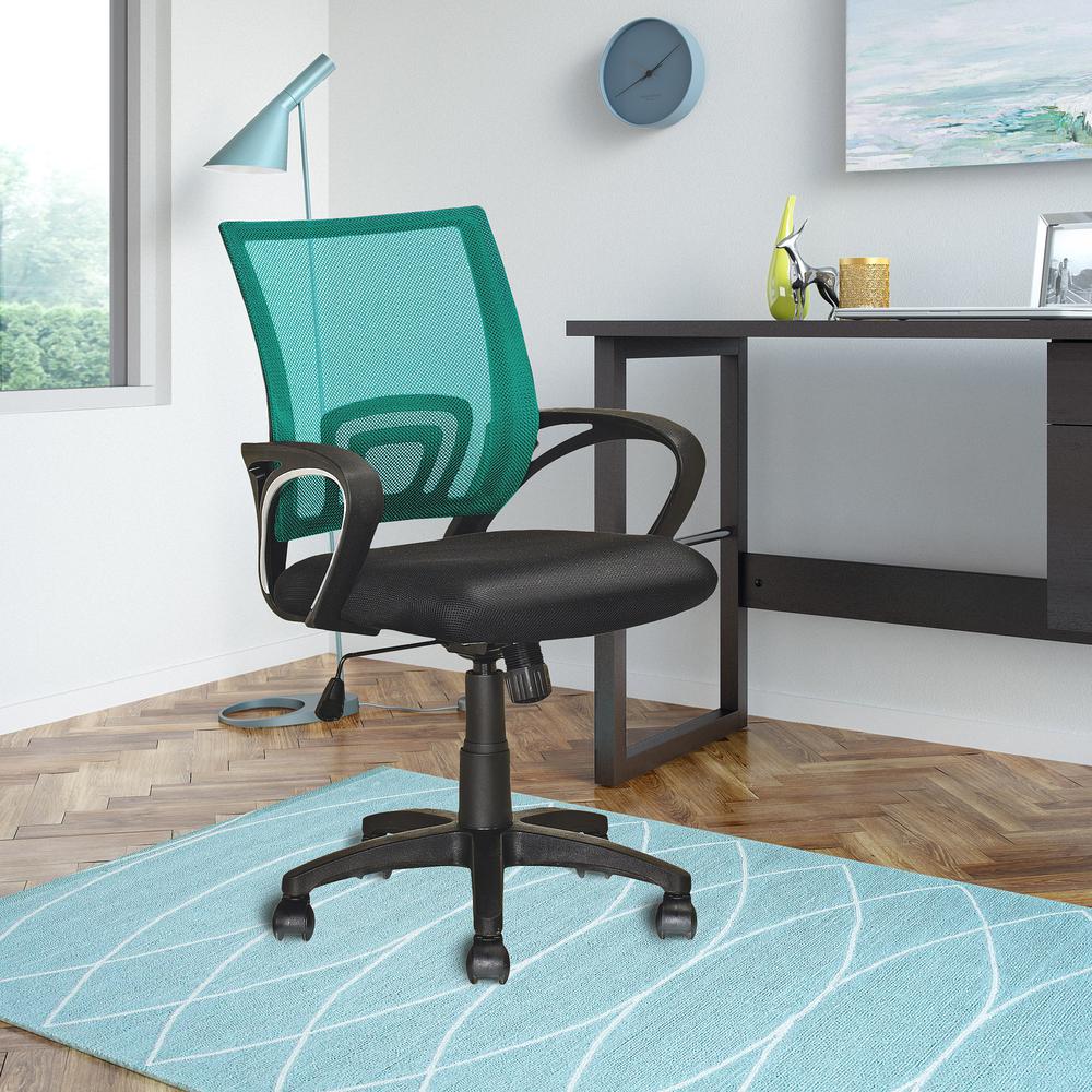 Workspace Teal Mesh Back Office Chair. Picture 4