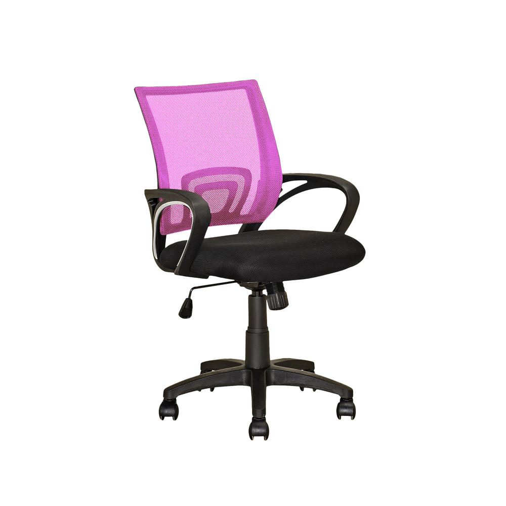 Workspace Pink Mesh Back Office Chair. Picture 1