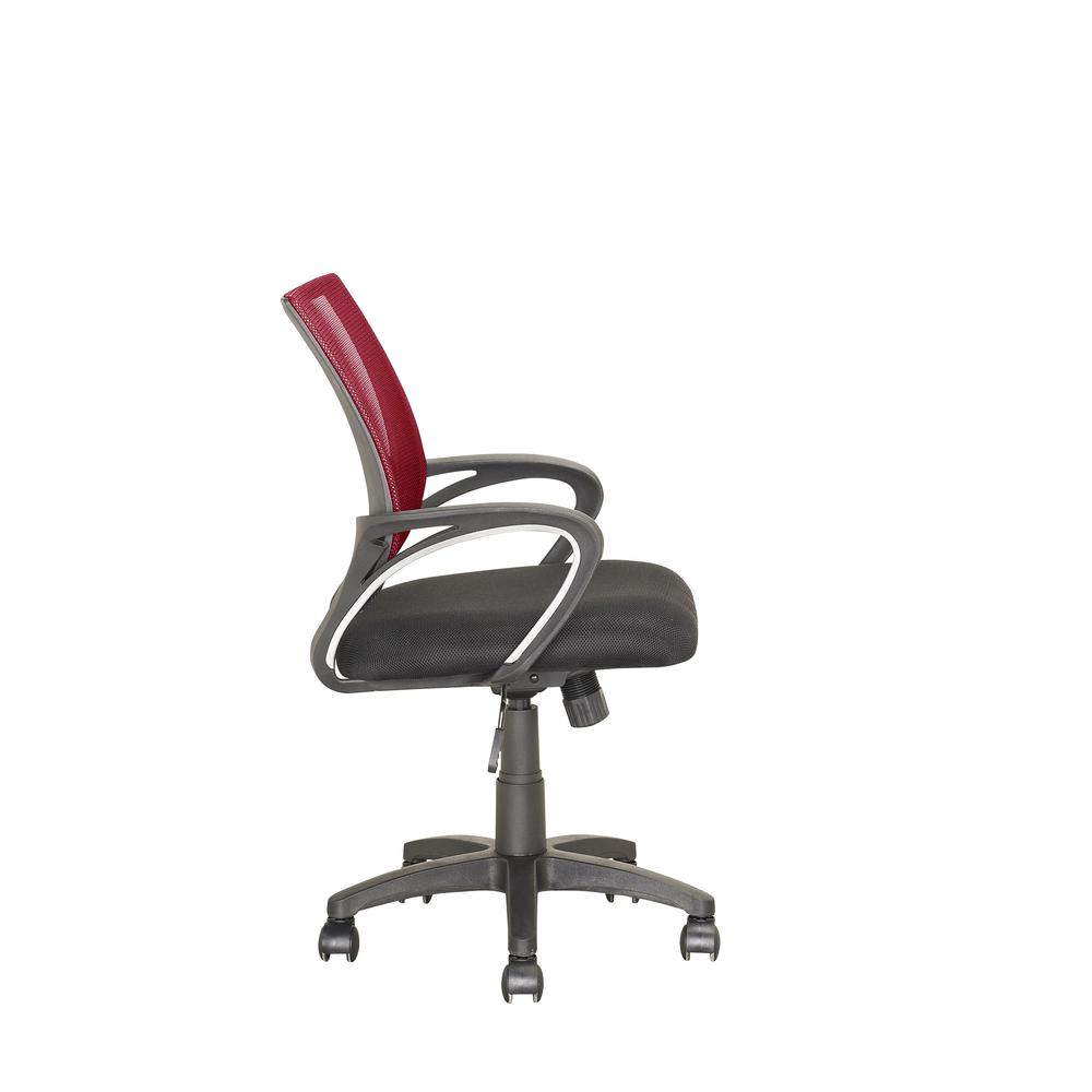 Workspace Maroon Mesh Back Office Chair. Picture 2