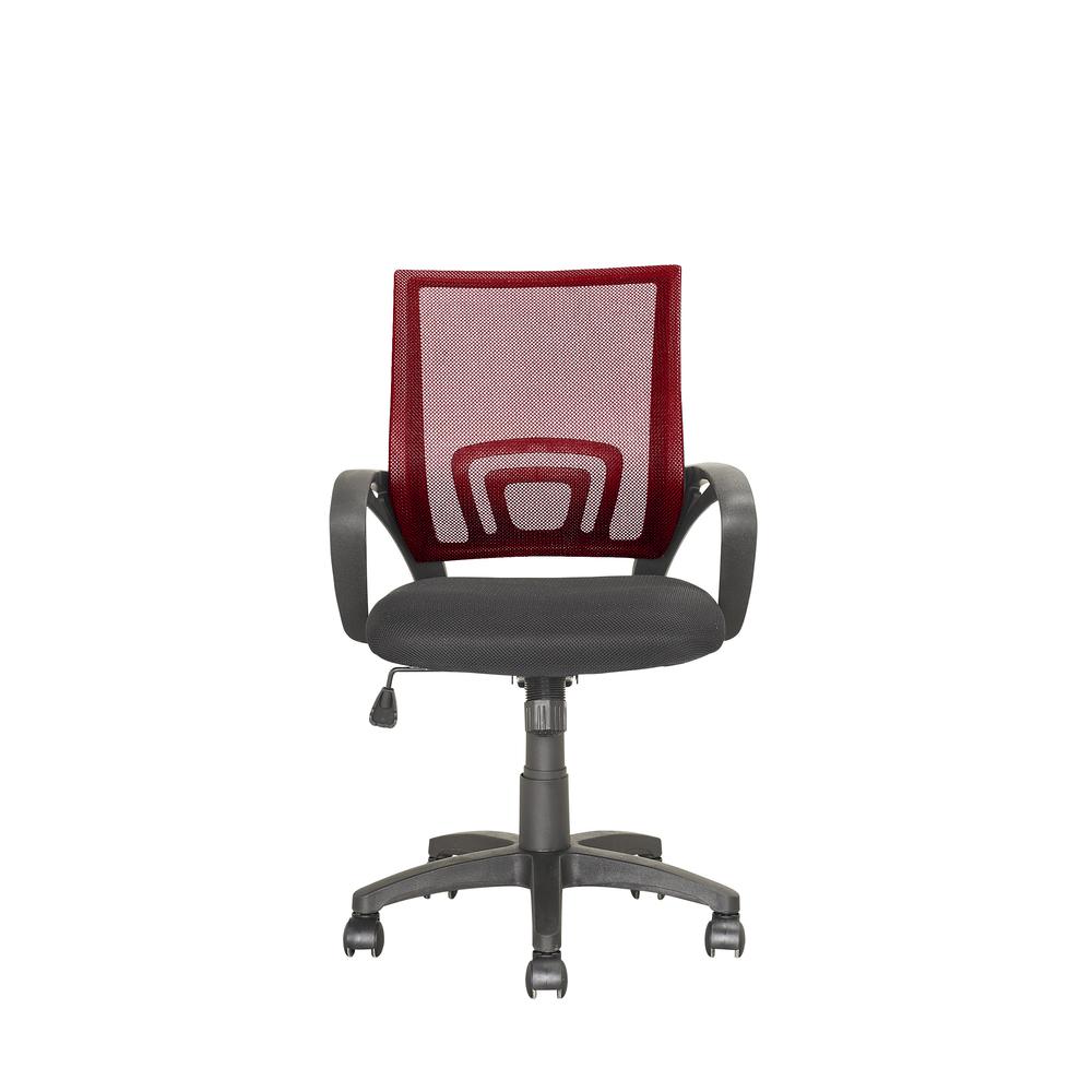 Workspace Maroon Mesh Back Office Chair. Picture 3