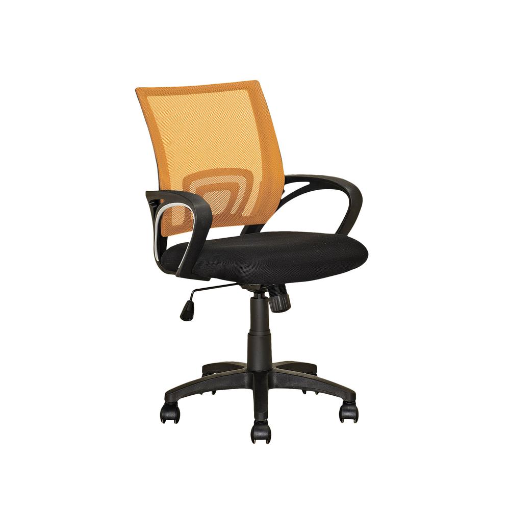 Workspace Orange Mesh Back Office Chair. Picture 1