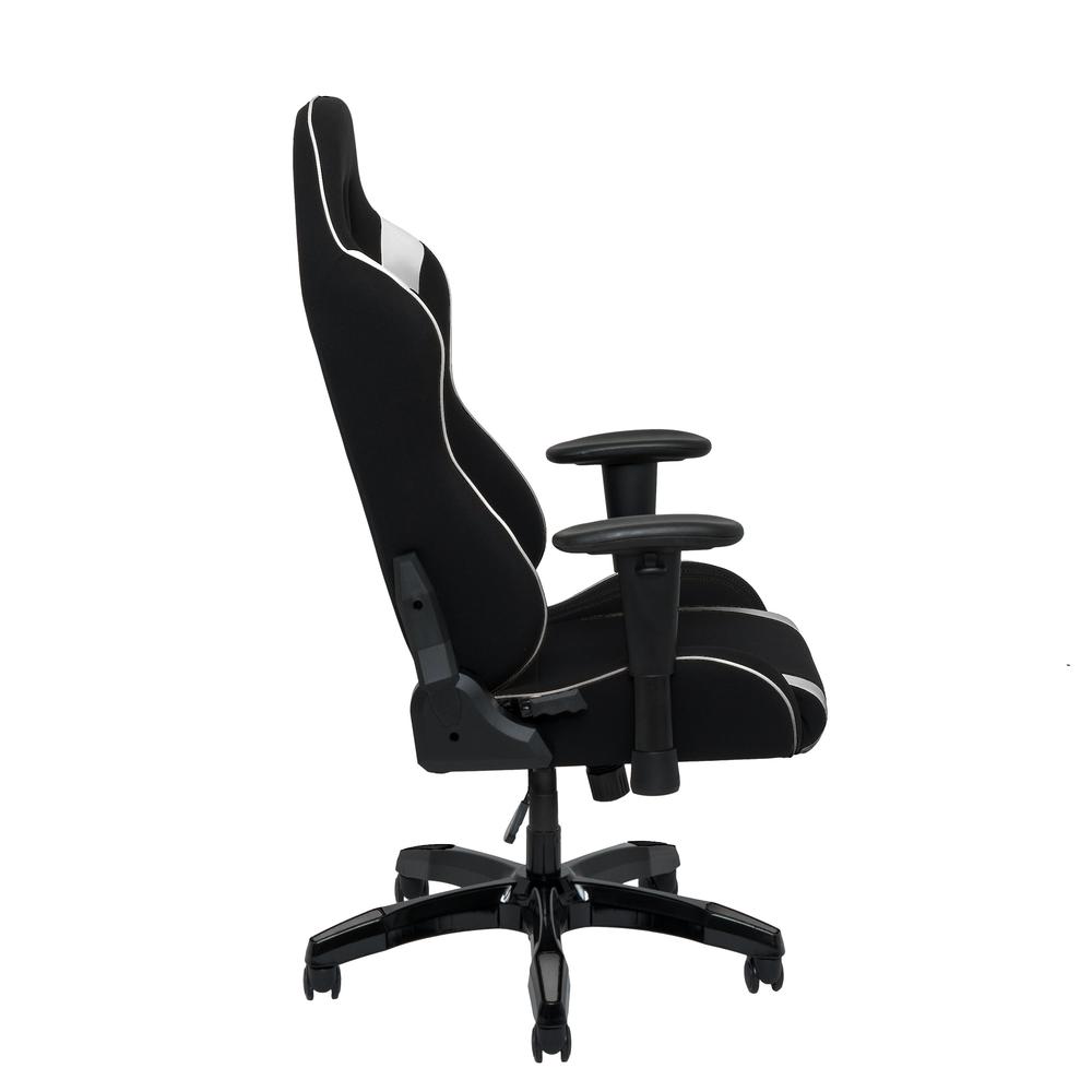 Black and Silver High Back Ergonomic Gaming Chair. Picture 5