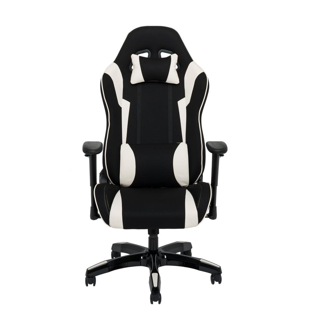 Black and White High Back Ergonomic Gaming Chair