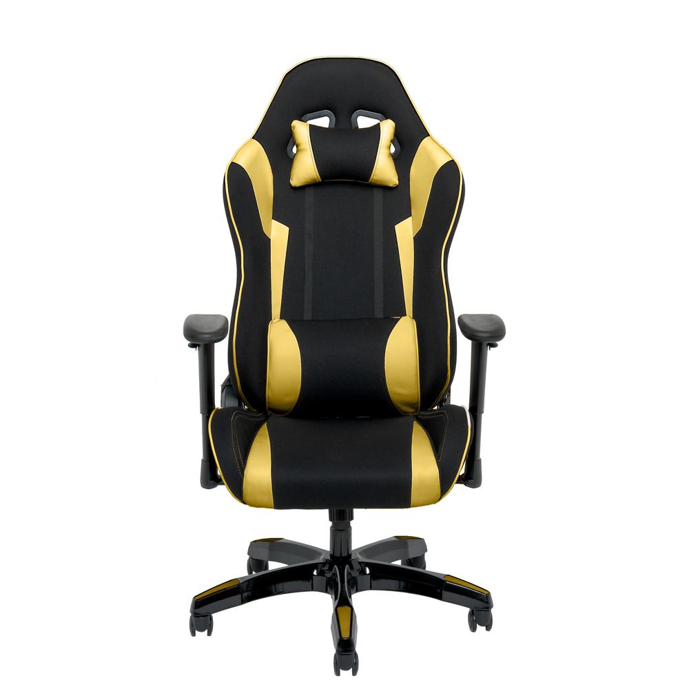 Black and Gold High Back Ergonomic Gaming Chair. Picture 6