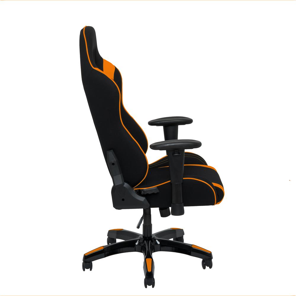 Black and Orange High Back Ergonomic Gaming Chair. Picture 5