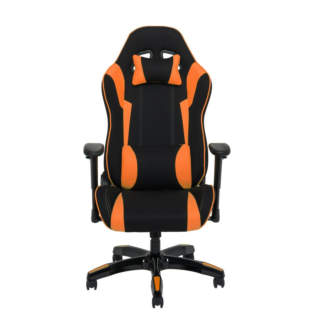 Black and Orange High Back Ergonomic Gaming Chair. Picture 6