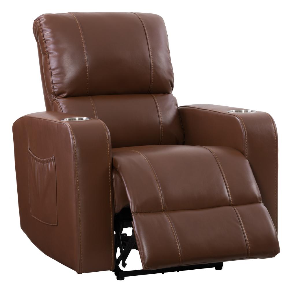 LRB-121-R Tucson Gel Leather Recliner. Picture 3