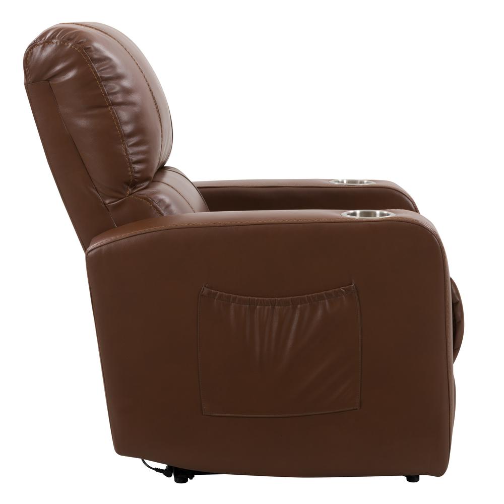 LRB-121-R Tucson Gel Leather Recliner. Picture 5
