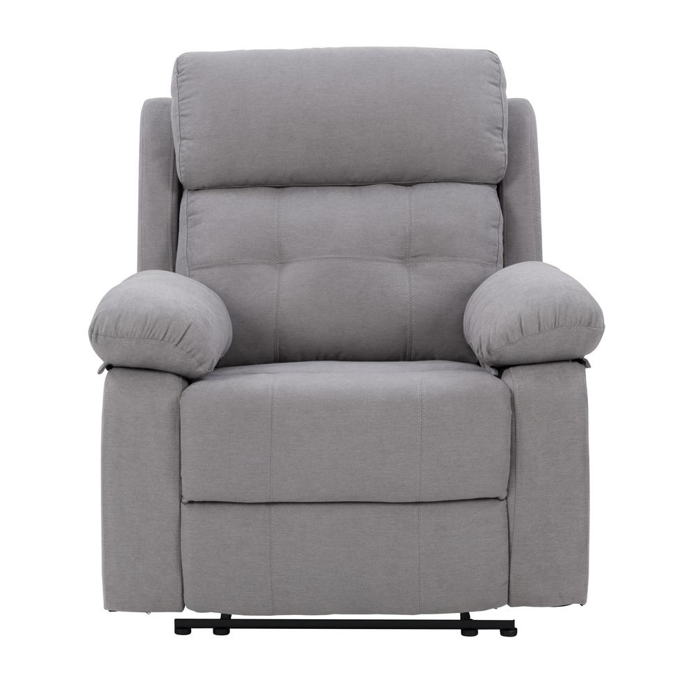 CorLiving Oren Manual Recliner in Grey. The main picture.