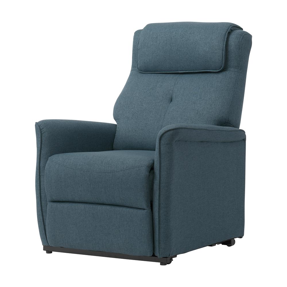 CorLiving Power Lift Recliner Blue. Picture 2