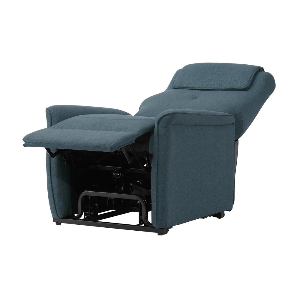 CorLiving Power Lift Recliner Blue. Picture 5