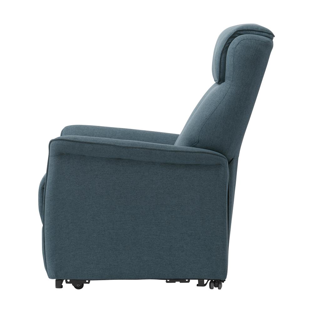 CorLiving Power Lift Recliner Blue. Picture 6