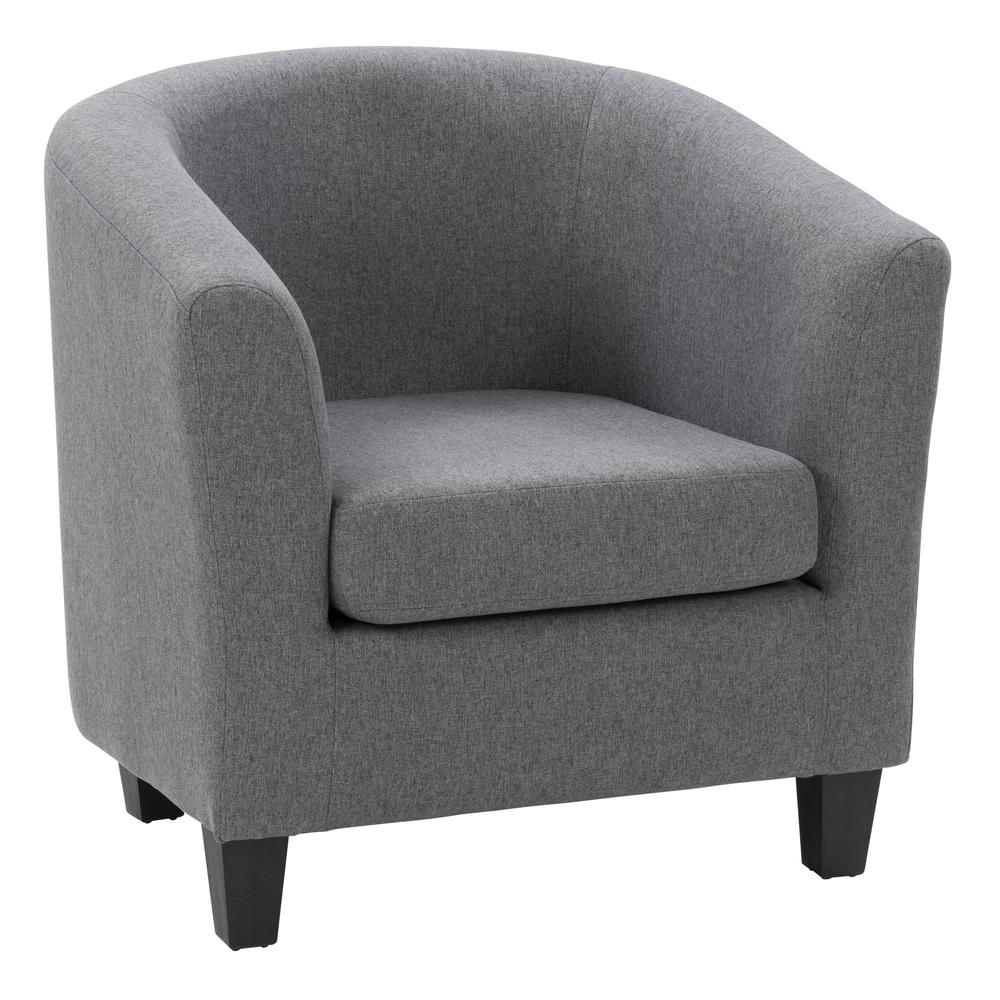 CorLiving Elwood Tub Chair in Grey Grey. Picture 3