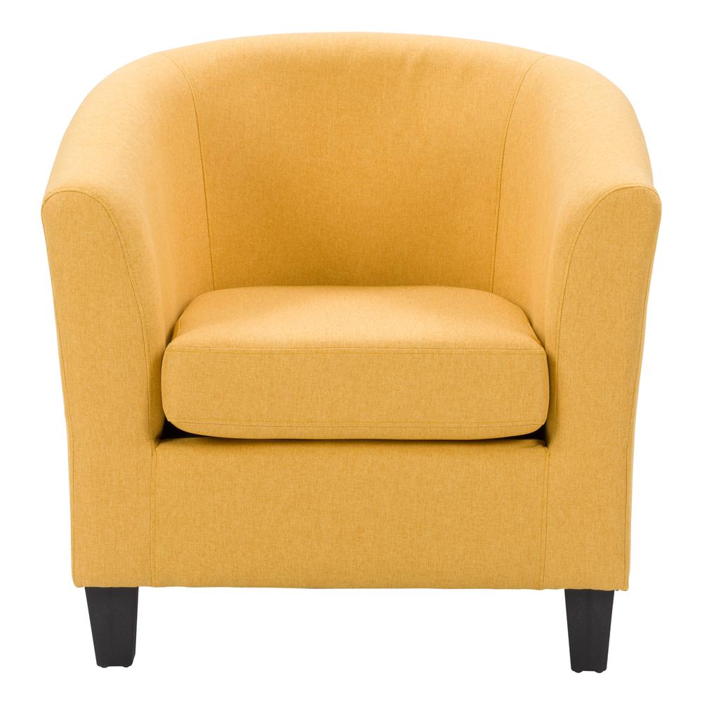 CorLiving Elwood Tub Chair in Yellow Yellow. Picture 1