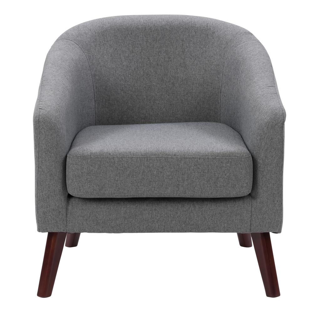 CorLiving Elwood Modern Tub Chair in Grey Grey. Picture 1