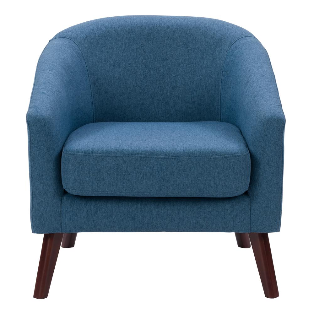 CorLiving Elwood Modern Tub Chair in Blue Blue. Picture 1