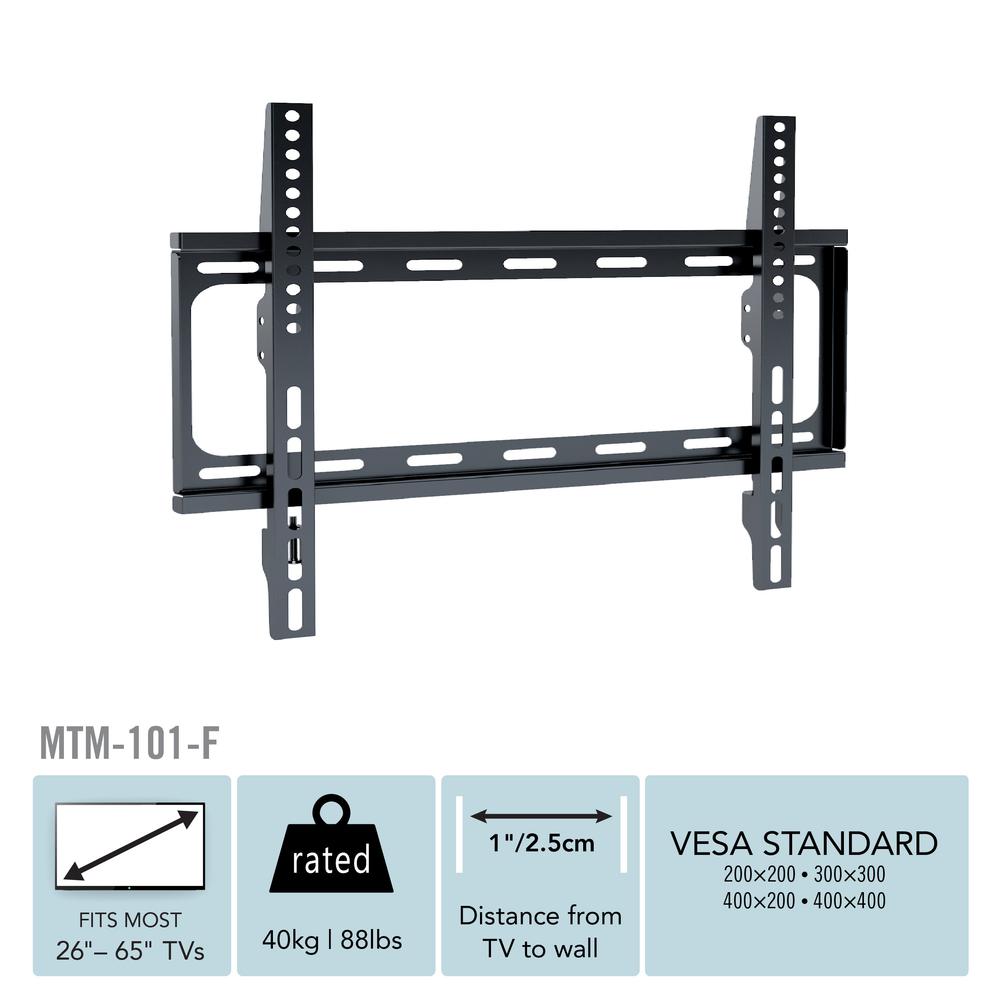 Fixed Flat Panel Wall Mount for 26" - 47" TVs. Picture 2