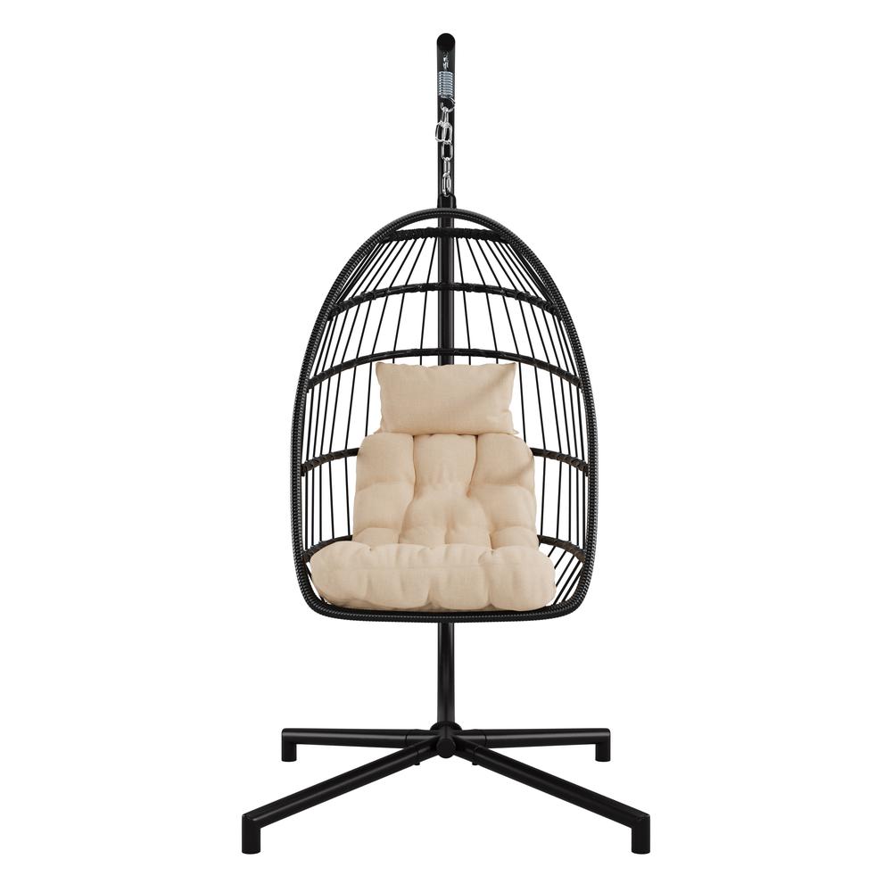 CorLiving Ember Hanging Egg Chair. Picture 1