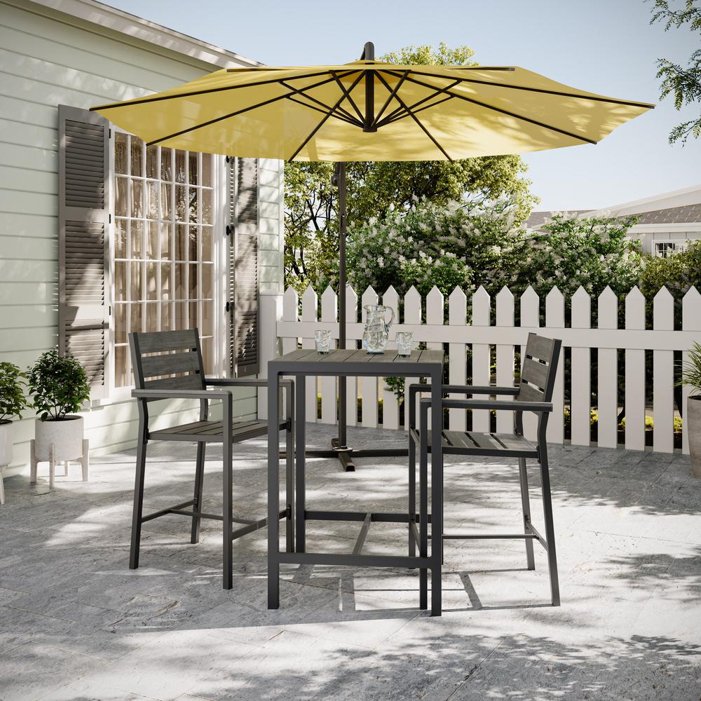 CorLiving Gallant Outdoor Bar Set, 3pc. Picture 4