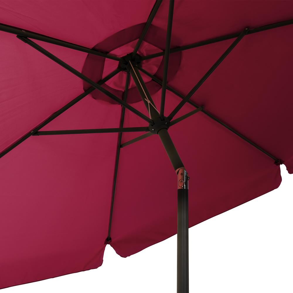 Tilting Patio Umbrella in Wine Red. Picture 5