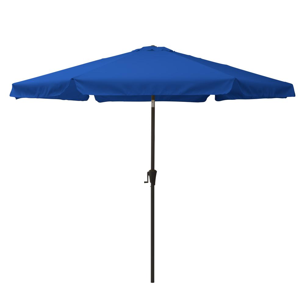 Tilting Patio Umbrella in Cobalt Blue. Picture 1