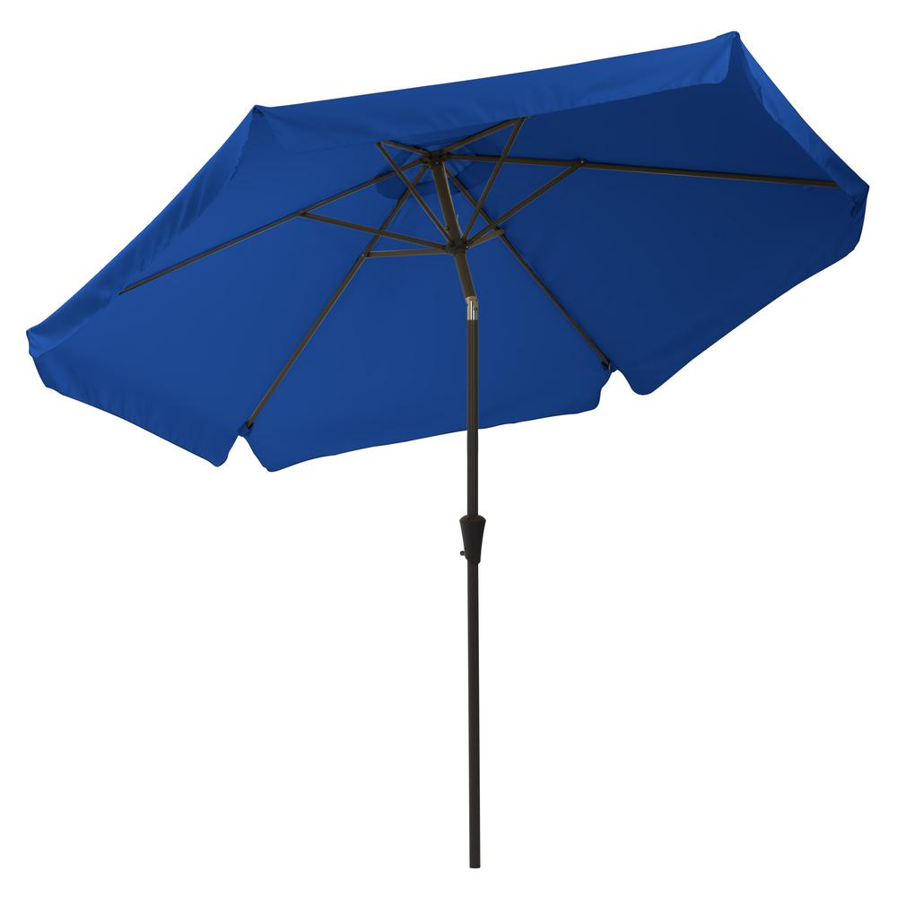 Tilting Patio Umbrella in Cobalt Blue. Picture 2