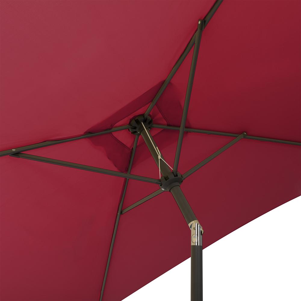 Square Patio Umbrella in Wine Red. Picture 4
