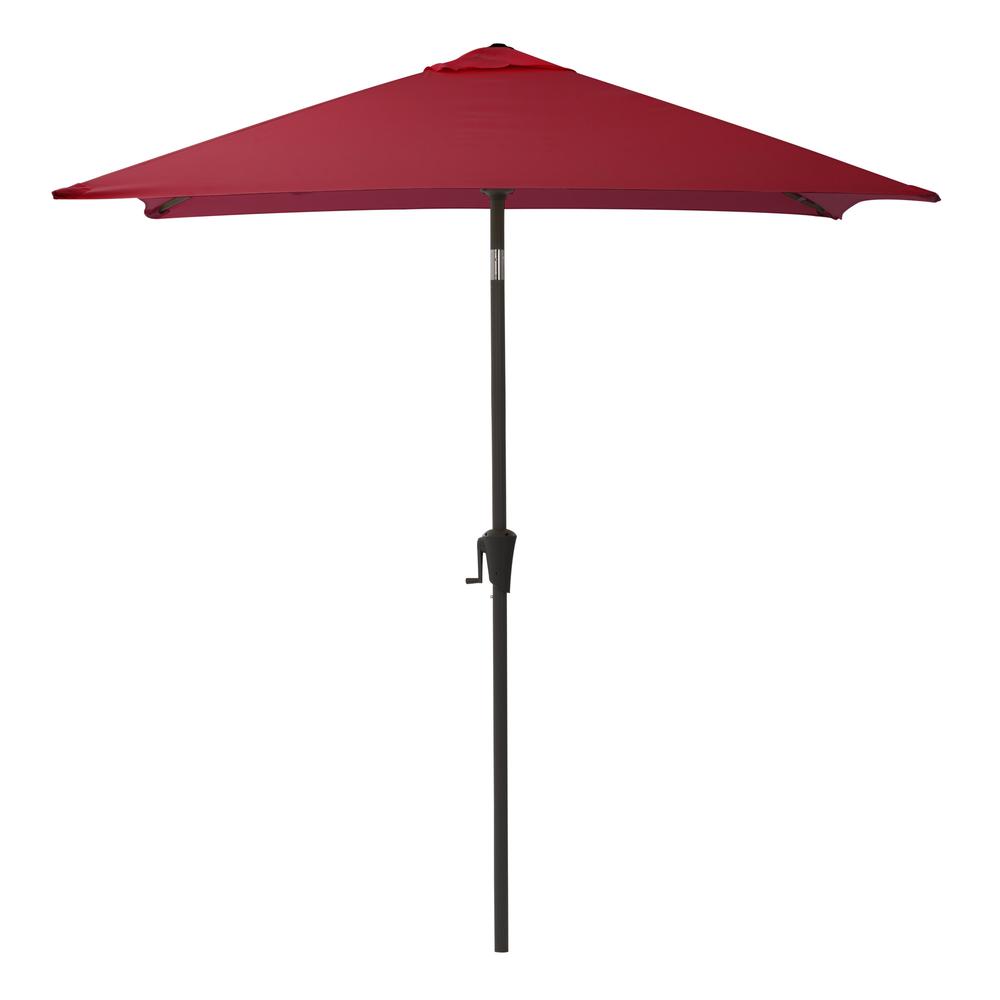 Square Patio Umbrella in Wine Red. Picture 1