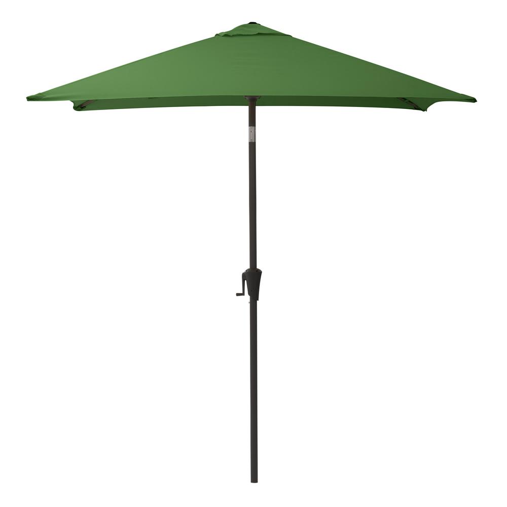 Square Patio Umbrella in Forest Green. Picture 1