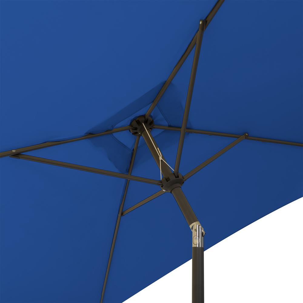 Square Patio Umbrella in Cobalt Blue. Picture 4