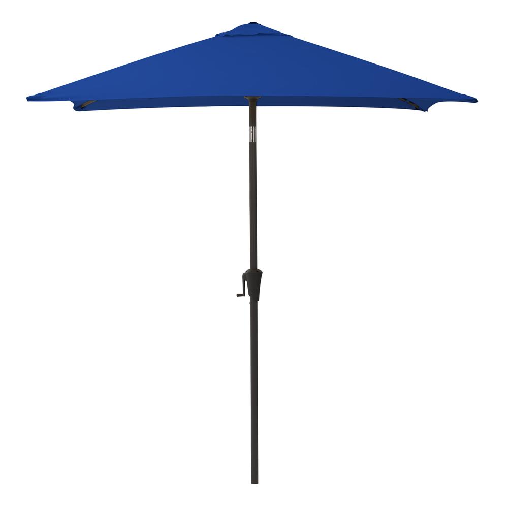 Square Patio Umbrella in Cobalt Blue. Picture 1