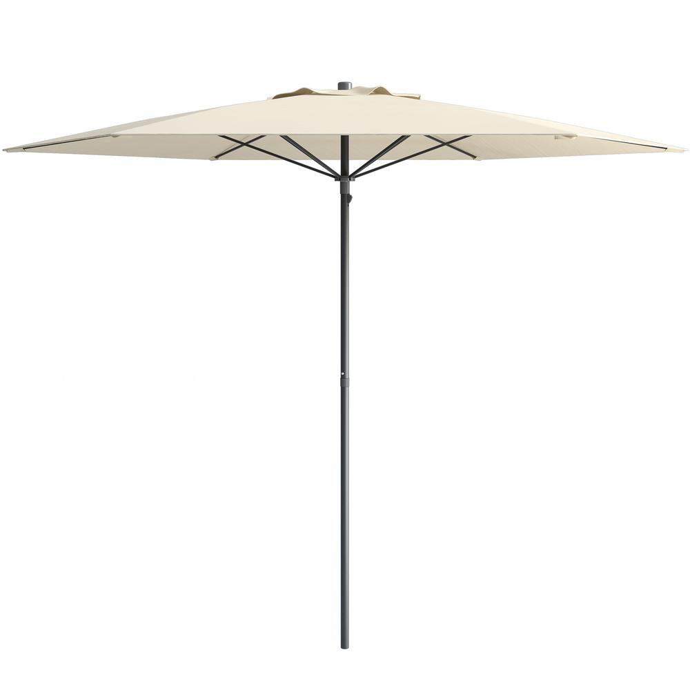 UV and Wind Resistant Beach/Patio Umbrella in Warm White. Picture 1