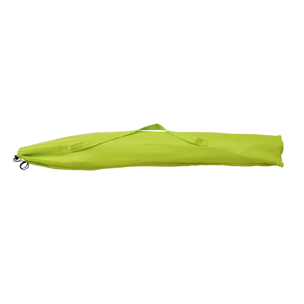 UV and Wind Resistant Beach/Patio Umbrella in Lime Green. Picture 3