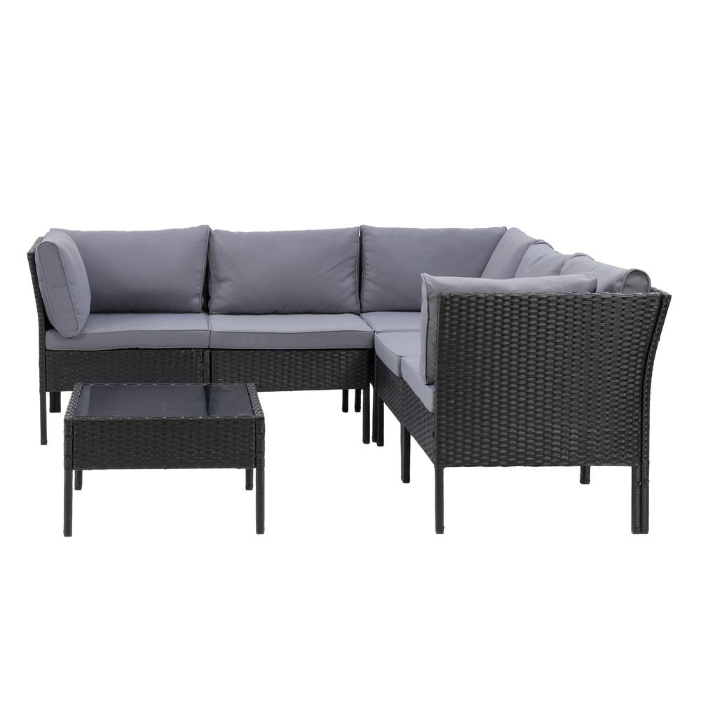 CorLiving - Parksville Patio Sectional 6pc. Picture 1