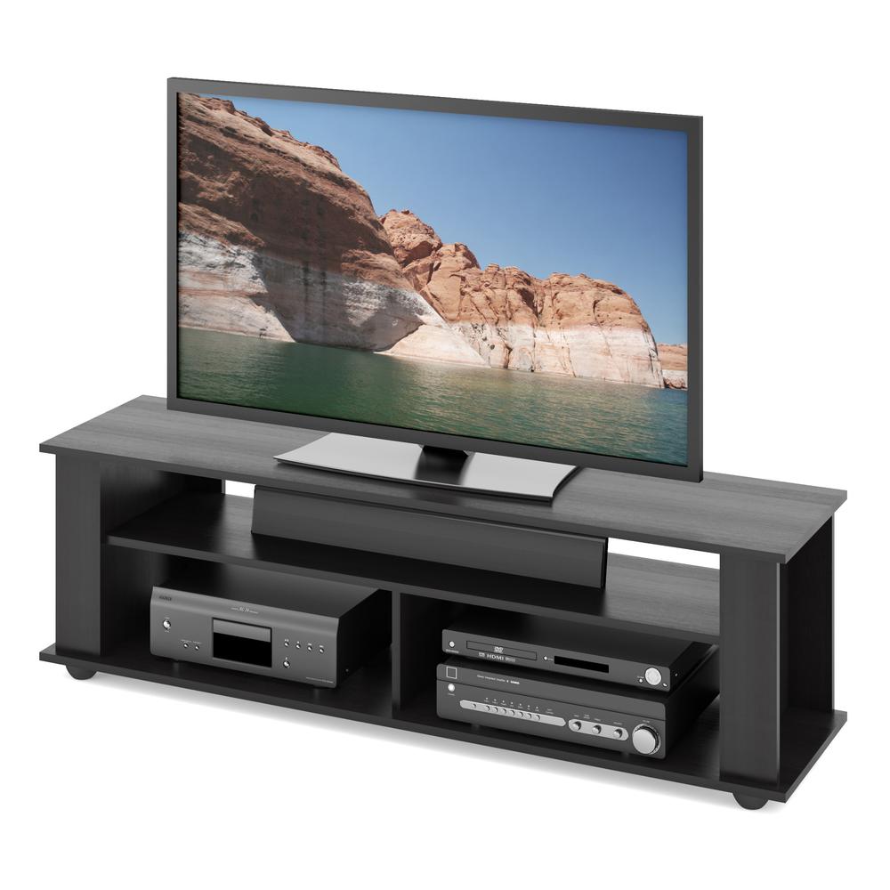 Bakersfield Ravenwood Black TV Stand, for TVs up to 65". Picture 4