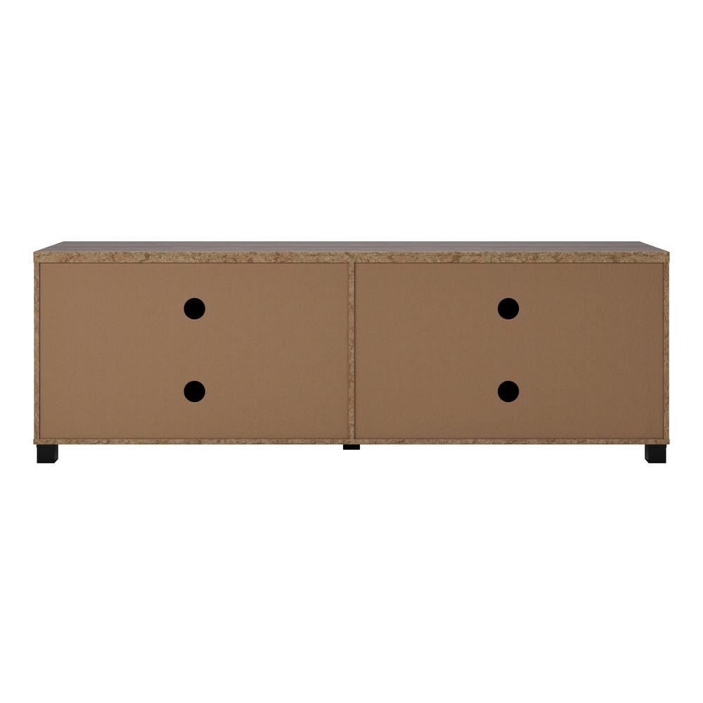 CorLiving TV Stand with Doors, TVs up to 85", Brown. Picture 5