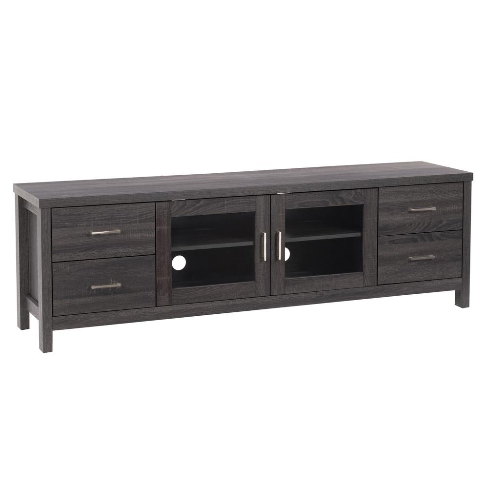 THW-700-B Hollywood TV Cabinet with Doors, for TVs up to 80". Picture 2