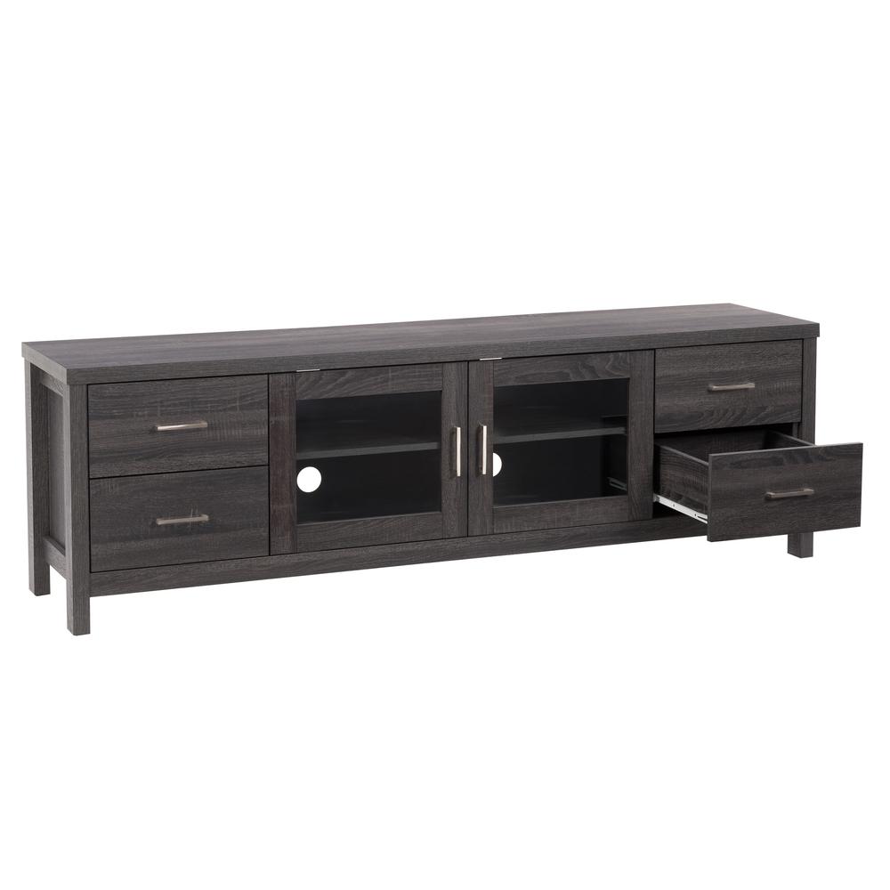 THW-700-B Hollywood TV Cabinet with Doors, for TVs up to 80". Picture 3