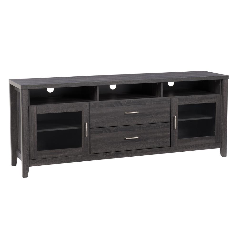 THW-710-B Hollywood TV Cabinet with Drawers, for TVs up to 80". Picture 2