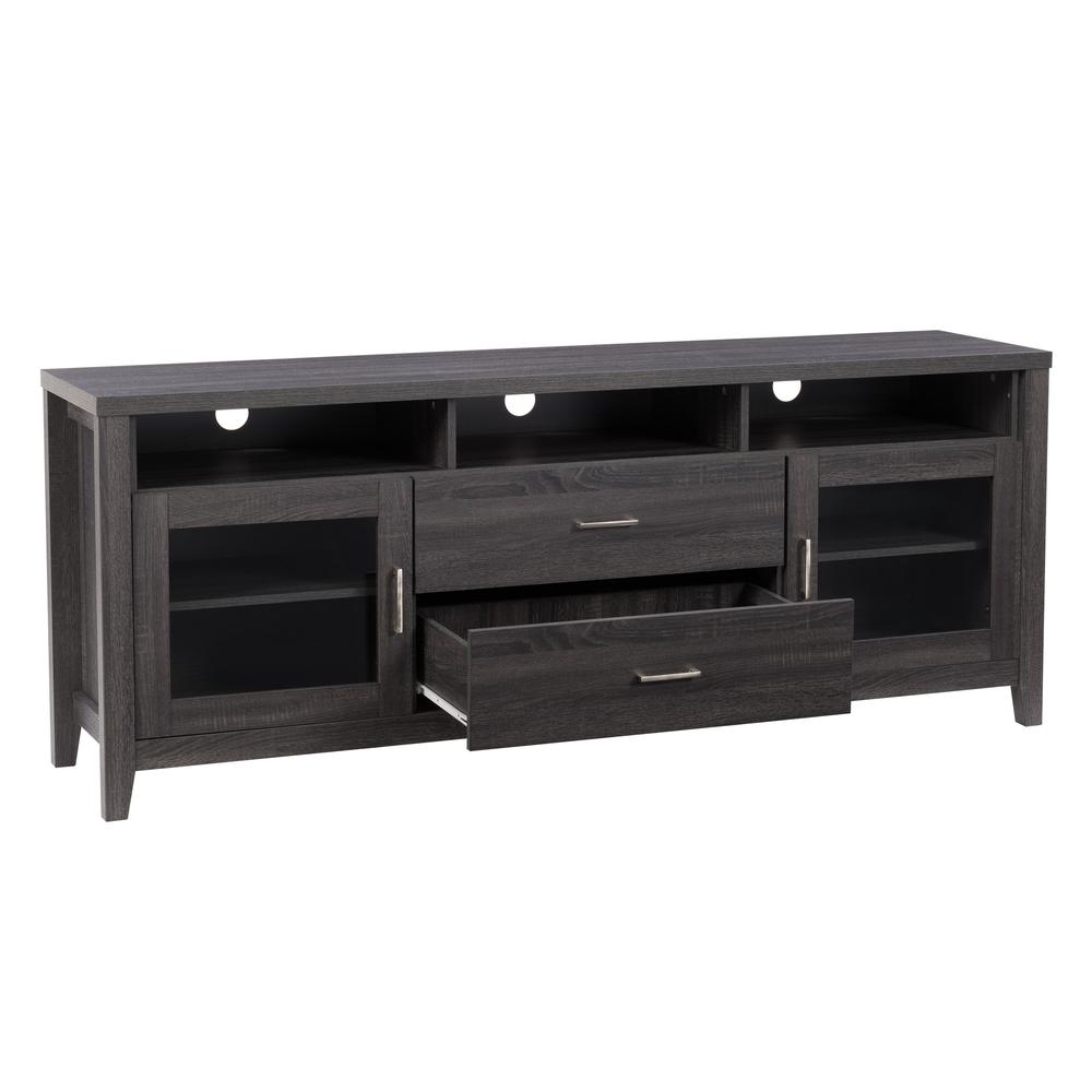 THW-710-B Hollywood TV Cabinet with Drawers, for TVs up to 80". Picture 3