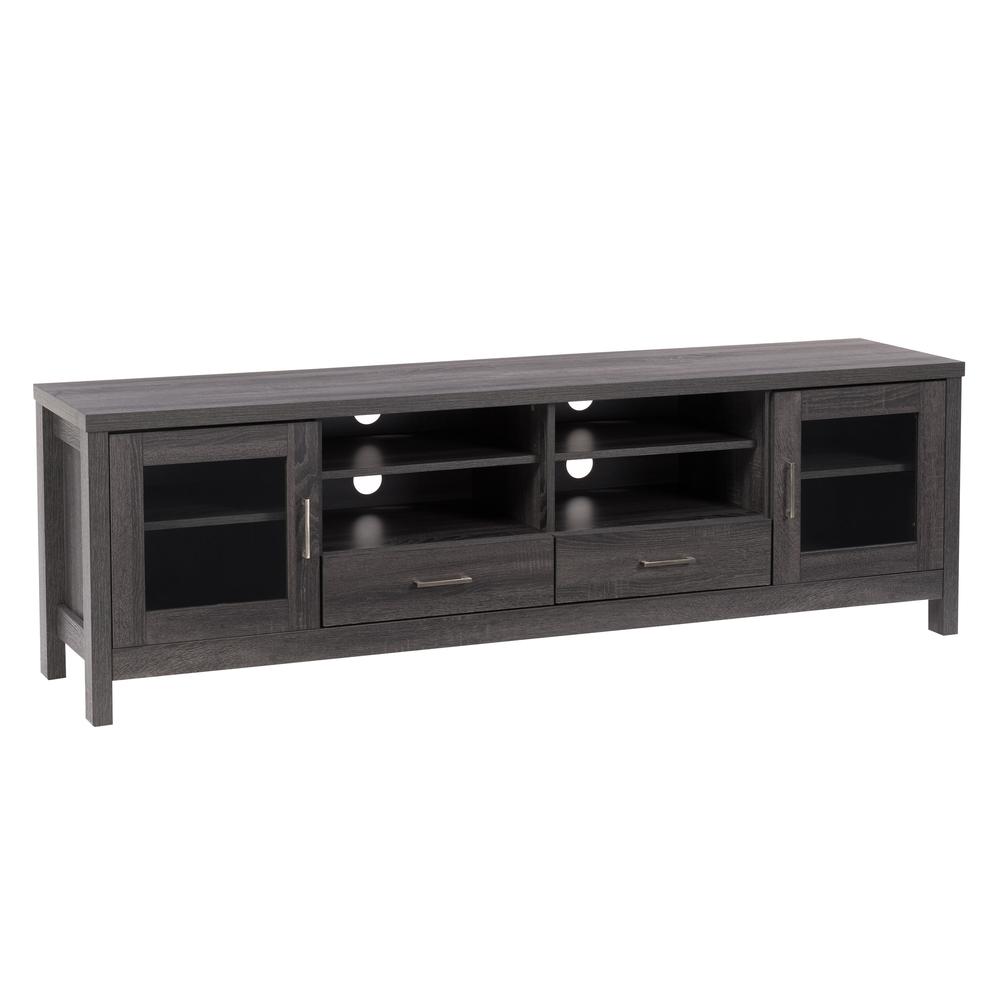 THW-720-B Hollywood TV Cabinet, for TVs up to 80". Picture 2