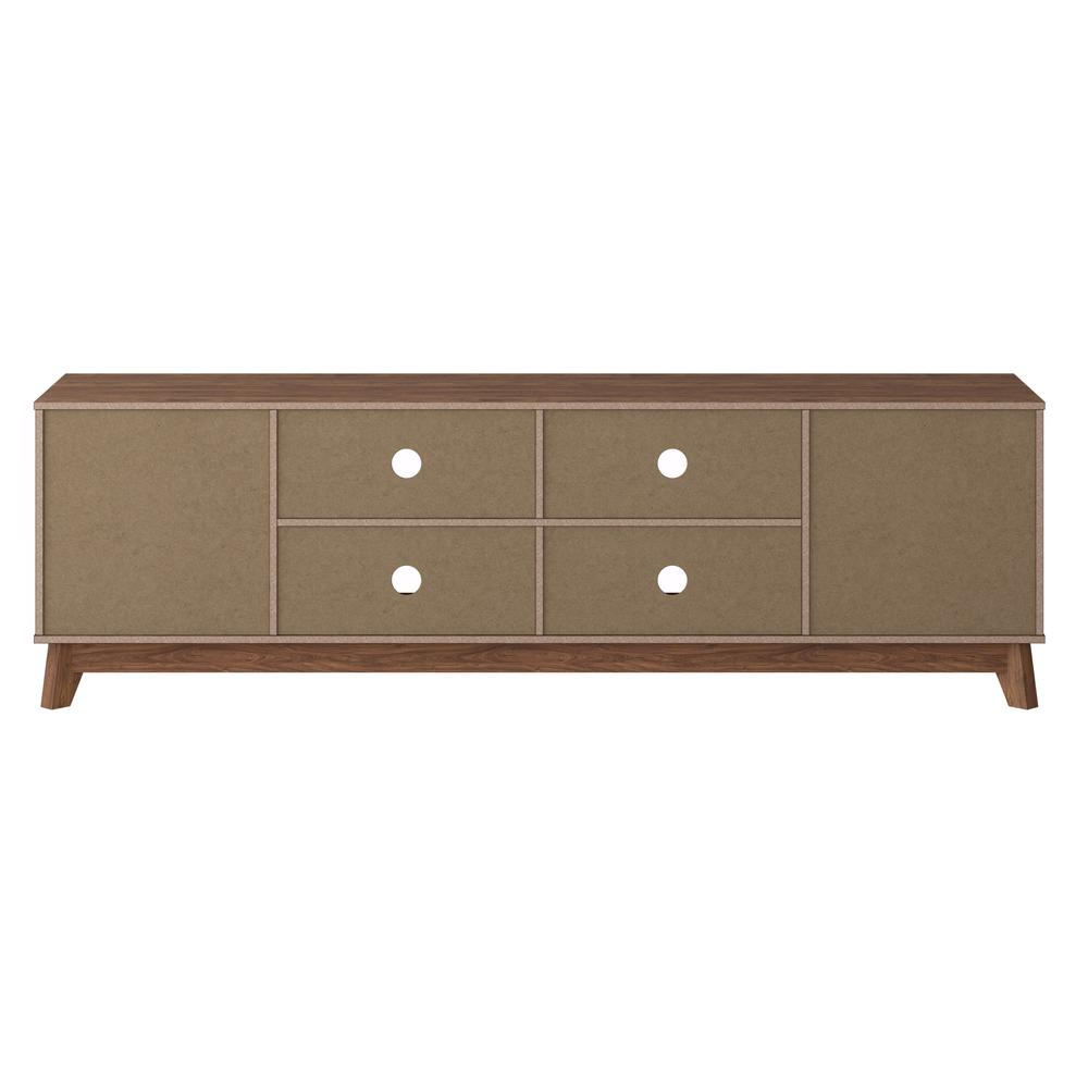 CorLiving Hollywood Brown Wood Grain TV Stand with Drawers for TVs up to 85". Picture 8