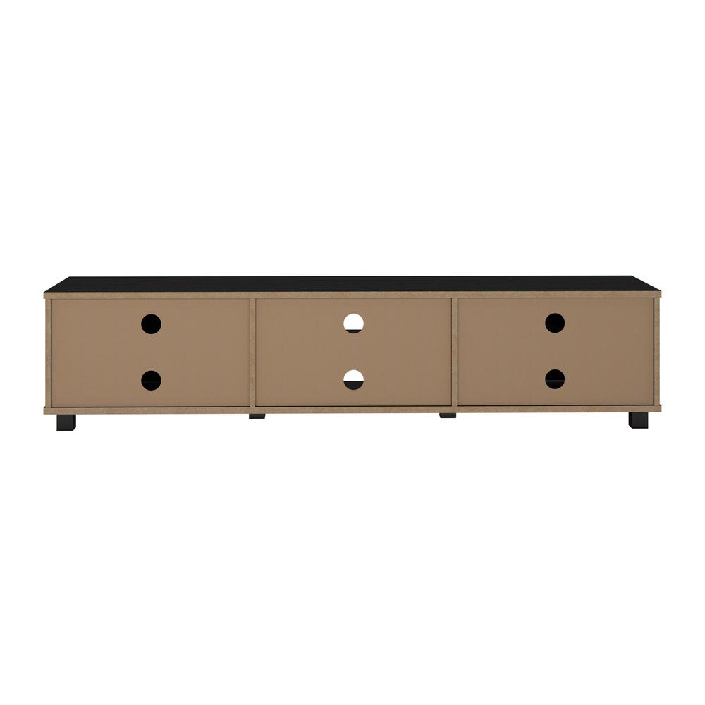 CorLiving Hollywood Black TV Stand with Doors for TVs up to 85". Picture 4
