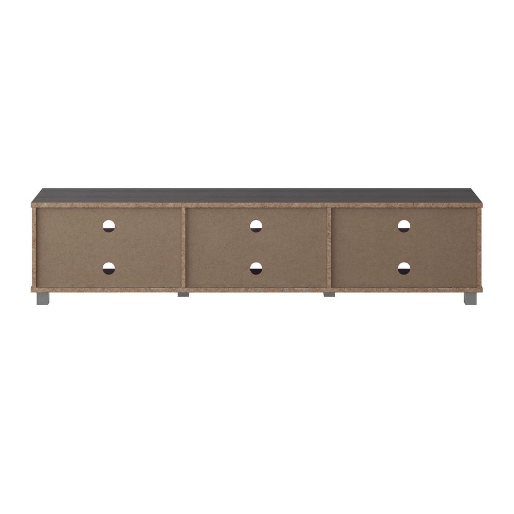 CorLiving Hollywood Grey Wood Grain TV Stand for TVs up to 85". Picture 8