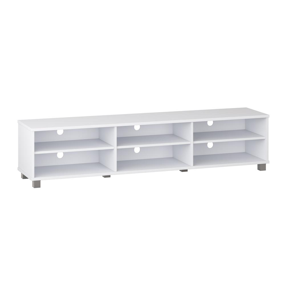 CorLiving Hollywood White TV Stand for TVs up to 85". Picture 5