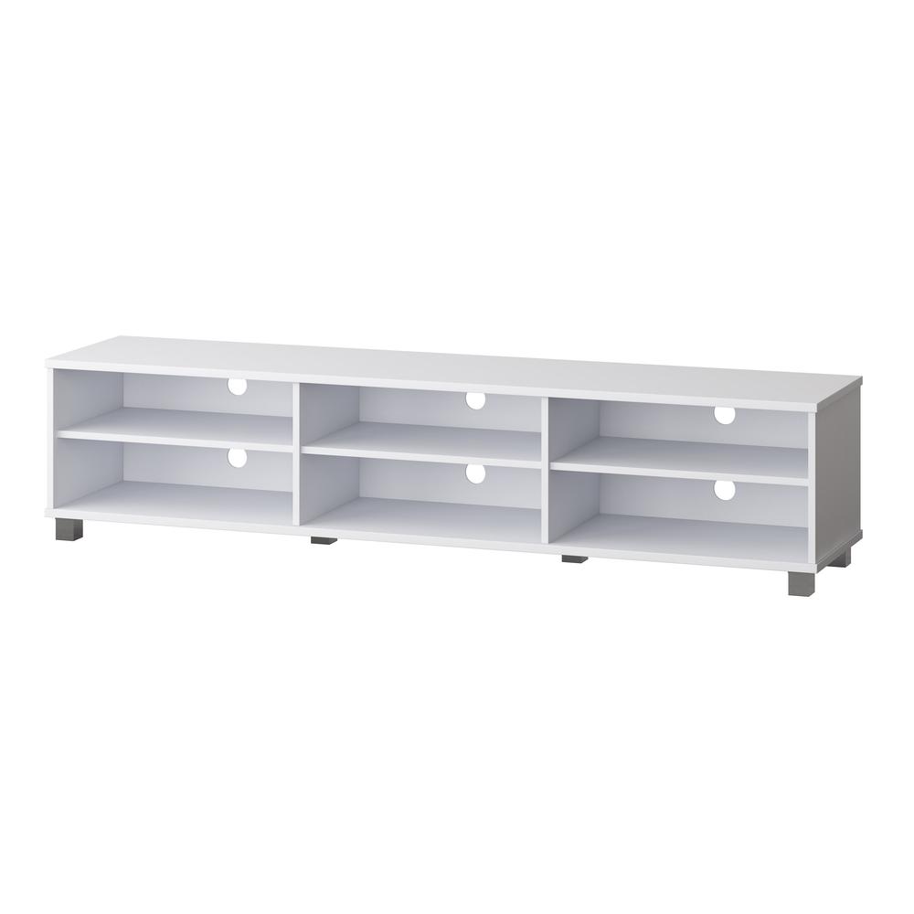 CorLiving Hollywood White TV Stand for TVs up to 85". Picture 7