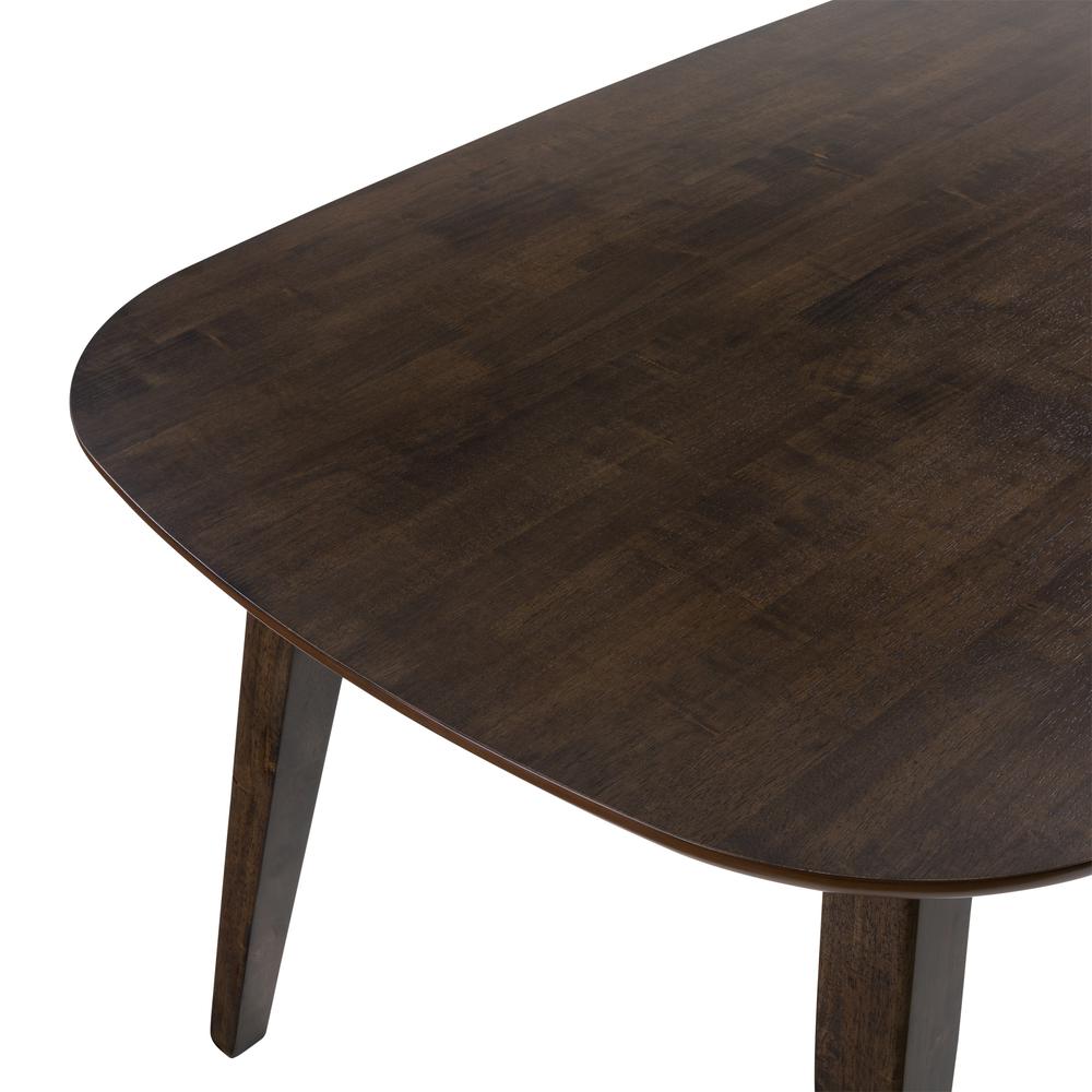 TNY-251-T Tiffany Dark Wood Stained Dining Table. Picture 5