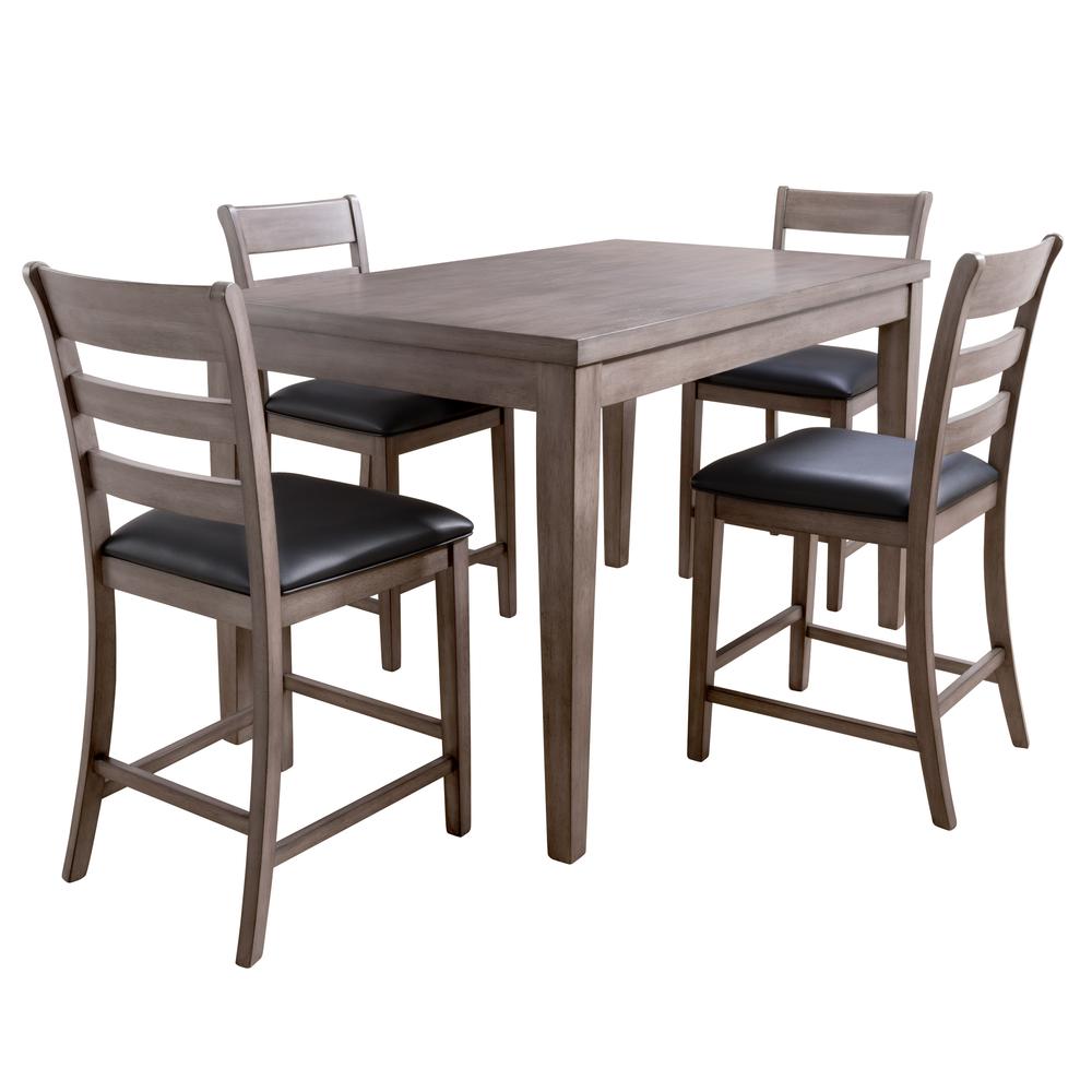 TNY-300-Z1 New York Counter Height Dining Set, 5pc. Picture 1
