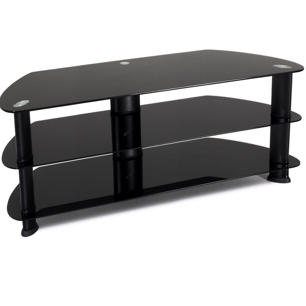 Laguna Satin Black TV Stand, for TVs up to 60". Picture 3
