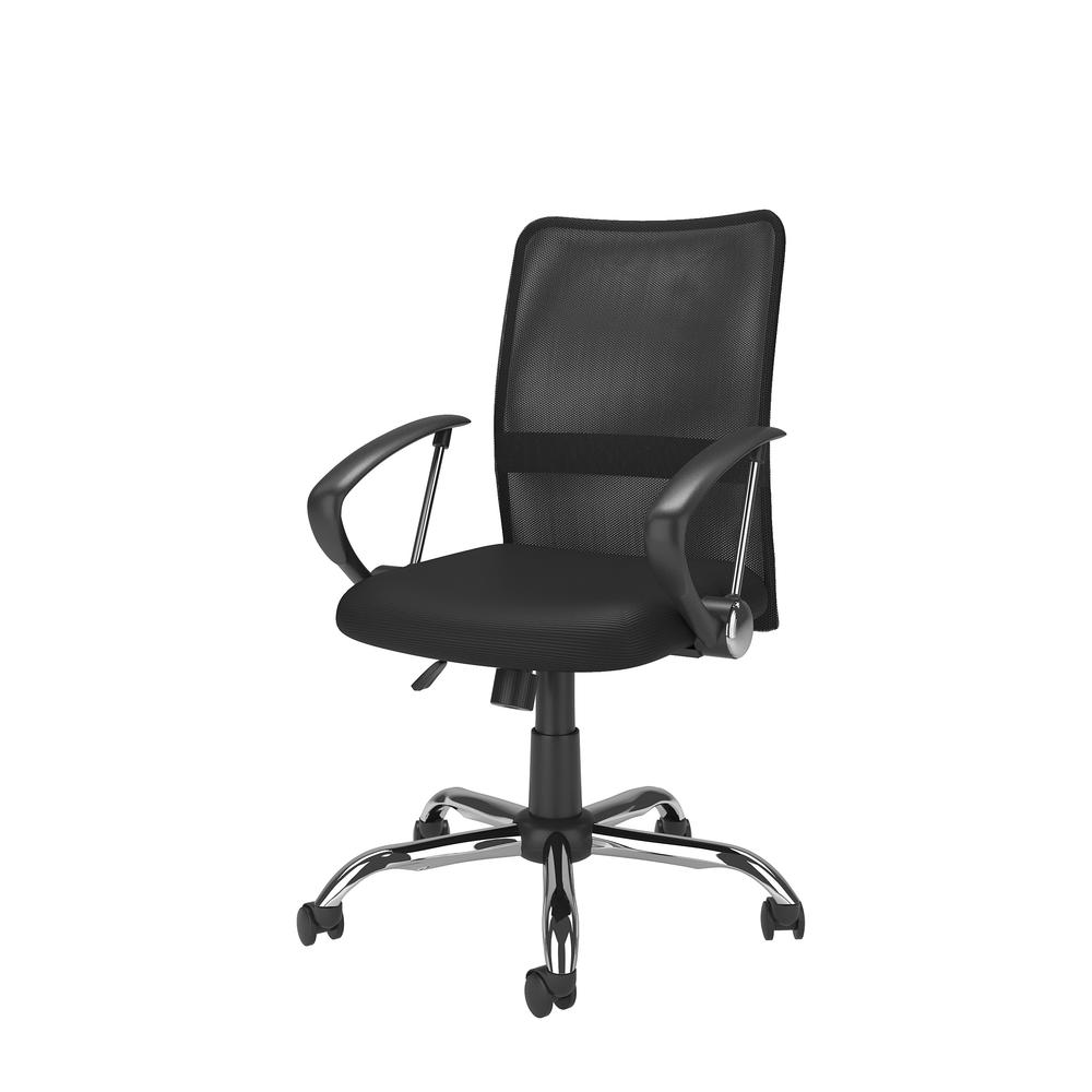 Workspace Office Chair with Contoured Black Mesh Back. Picture 2